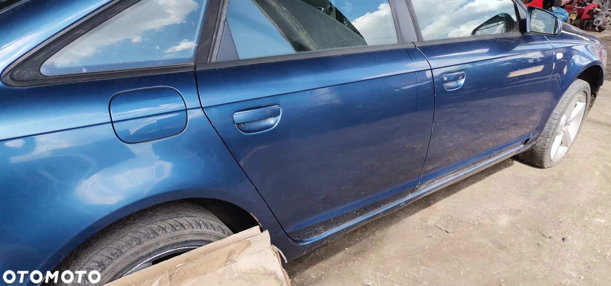 DRZWI PRAWY LEWY PRZOD TYL AUDI A6 C6 A6C6 LZ5B BEZ MALOWANIA - 1