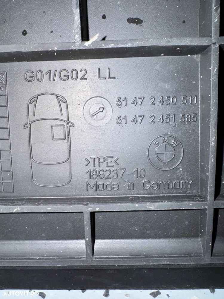 Set presuri originale de cauciuc bmw x3 G01 x4 G02 - 2