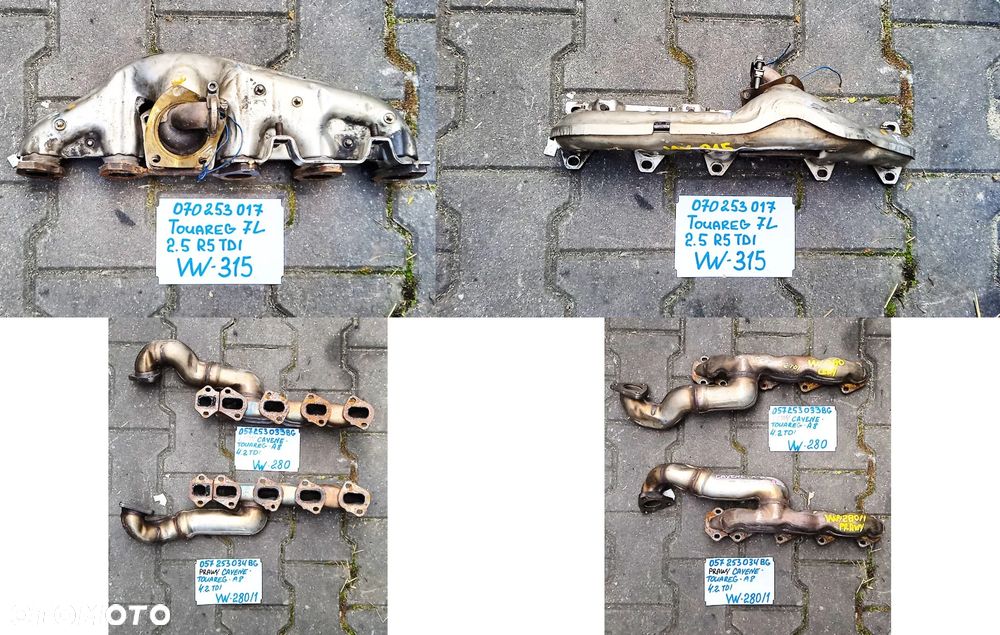 KOLEKTOR WYDECHOWY VW DIESEL 1.2 - 5.0 - 31