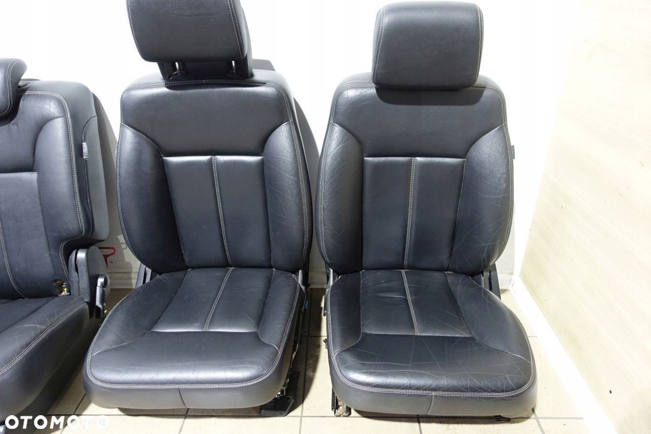 Mercedes x164 GL fotele tapicerka fotel skóra kanapa oparcie DVD monitor - 5