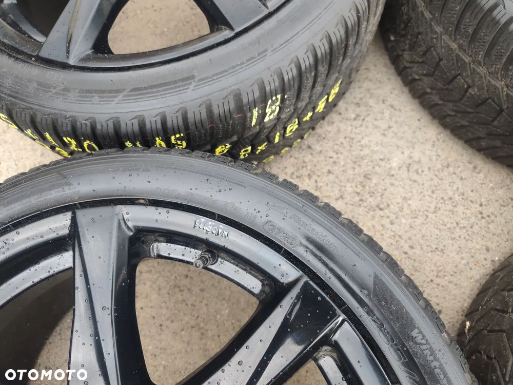 5x120 Czarne Felgi Aluminiowe Alufelgi 18 Koła Zimowe Zima Honda Odyssey Legend Pilot Acura MDX RL RLX TL TLX 6mm 20r. Legnica ALU-RAD 235/40 - 12