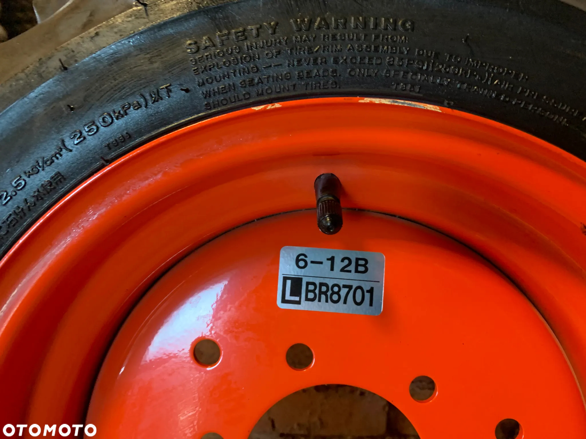 FV 23% Nowa Opona 6-12 BRIDGESTONE FARMSERVIS LUG-M odpowiednik 155/80/12 Opona + Felga Kubota Koła - 9