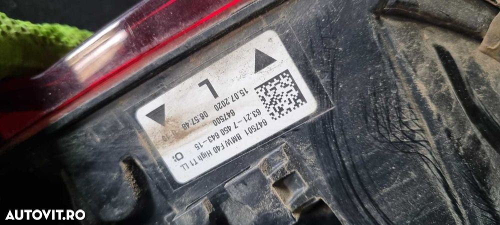 Stop lampa tripla aripa stanga dreapta BMW seria 1 F40 - 5