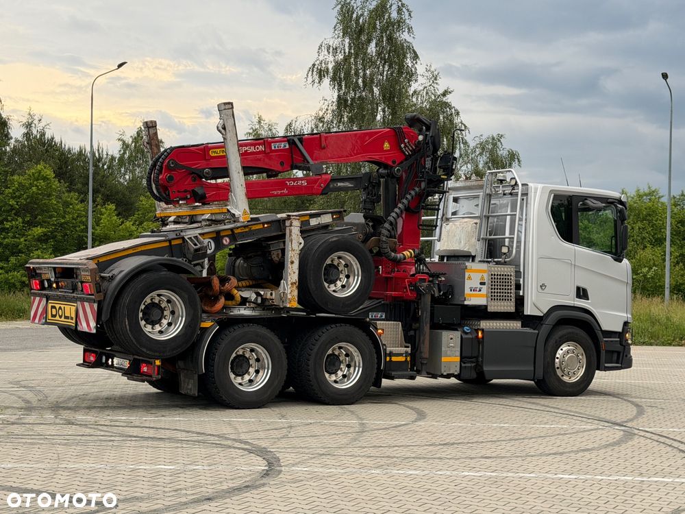 Scania 590R V8 z palfinger s270L z Niemiec od właściciela 2021/22 perfekcyjny stan do drewna drzewa dłużyce z wózkiem DOLL 6x4 ASO SCANIA KONTRAKT - 6
