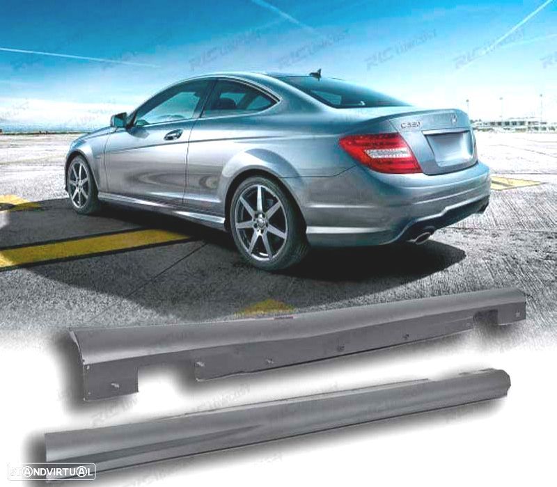 EMBALADEIRAS MERCEDES C204 COUPE 11-14 LOOK AMG - 1