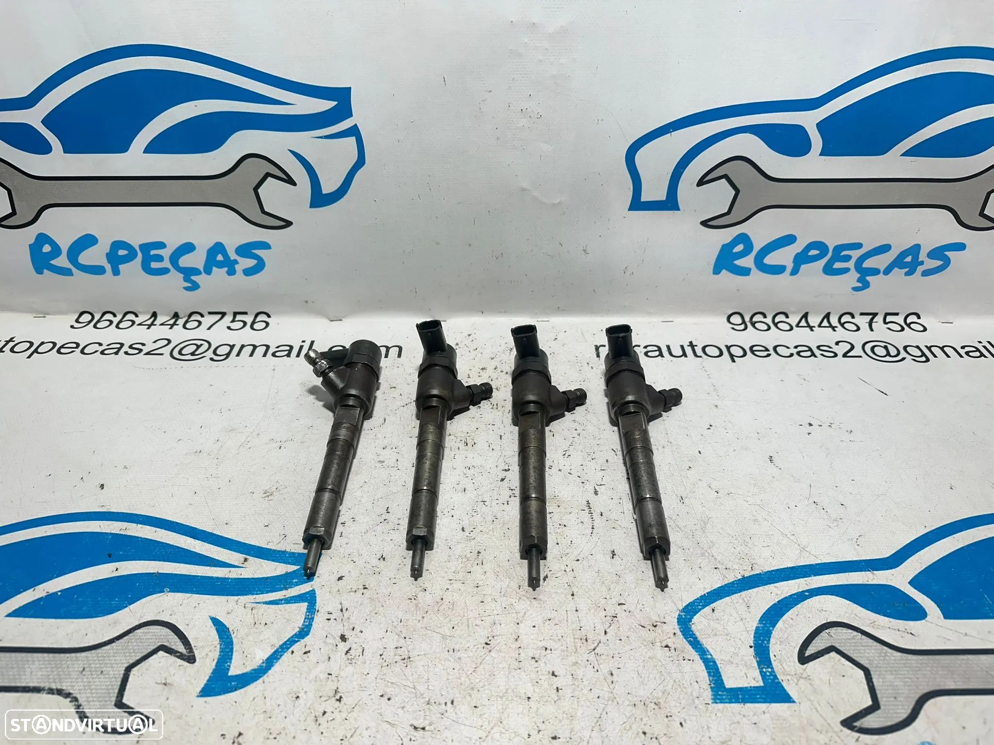 .Conjunto 4 injetores Bosch Fiat Alfa Romeo Ford GM Opel 1.3 CDTi JTD JTDm Z13DTJ 0445110183 - 1