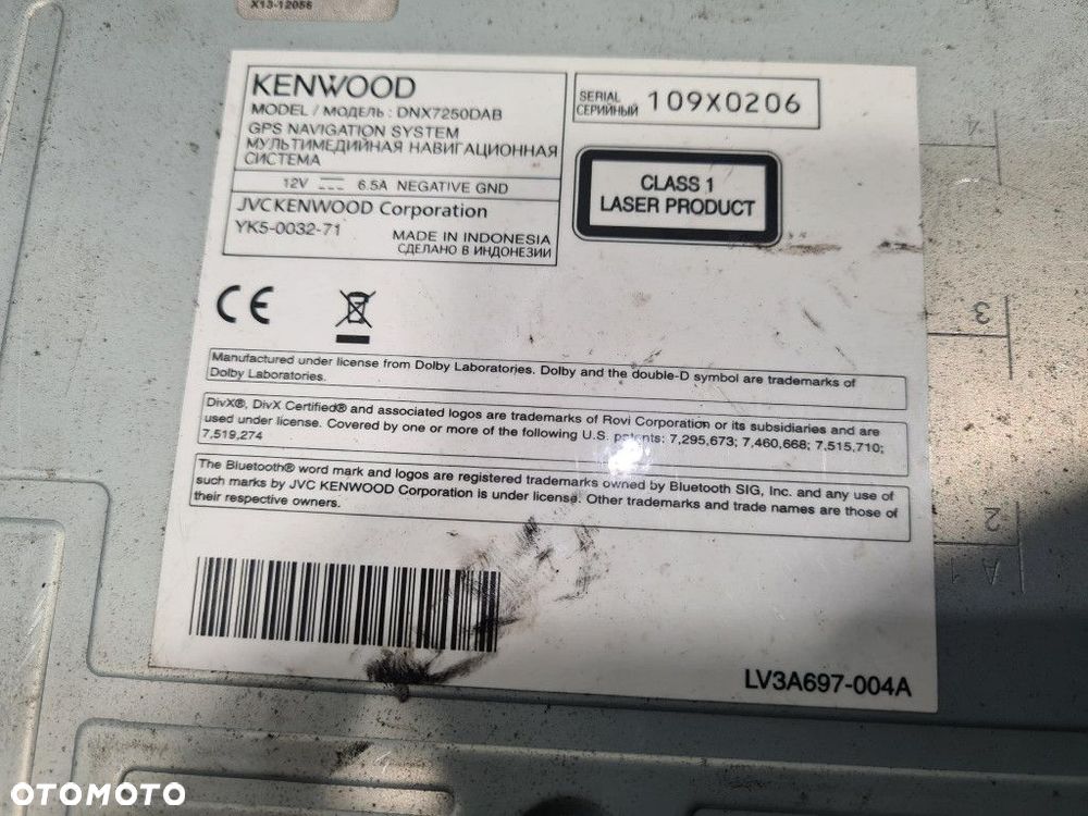 CHRYSLER 300C 3.0 CRD RADIO 2DIN KENWOOD DNX7250DAB - 6