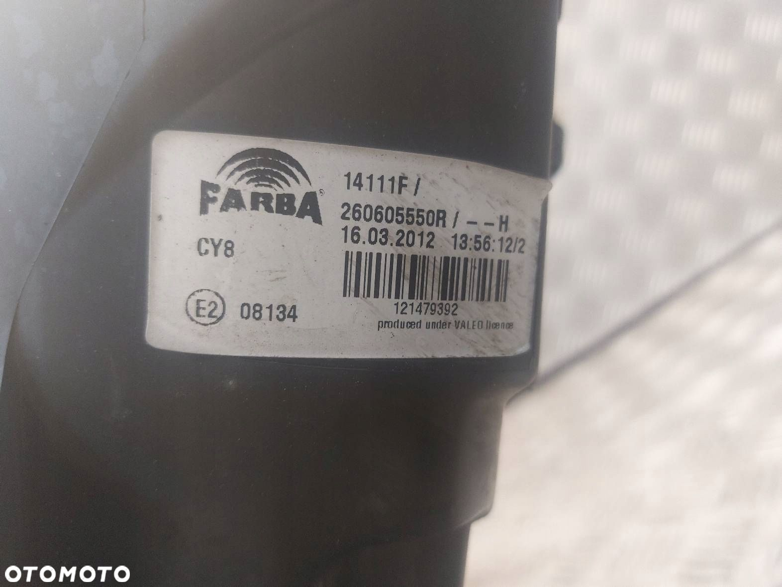 LAMPA LEWY PRZÓD RENAULT CLIO III LIFT 260605550R - 4