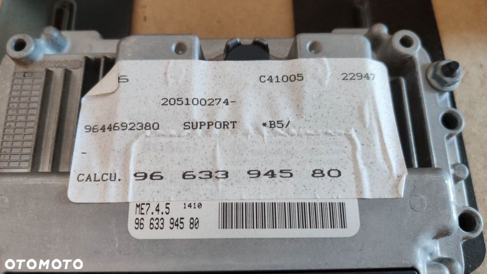 KOMPUTER STEROWNIK BSI IMMOBILIZER KLUCZYK CITROEN PEUGEOT 1.6 HDI 9663394580 9659285580 ORYGINAŁ - 12