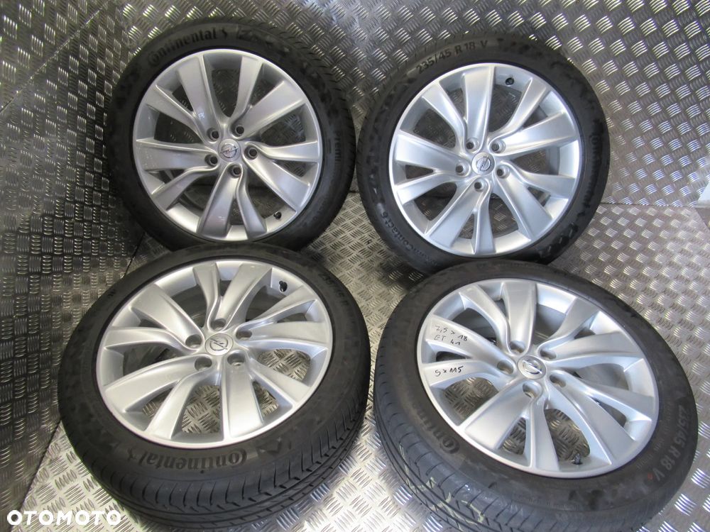 Koła Opel Insignia B Astra J Zafira C Antara 7,5Jx18 et41 5x115 22rok JAK NOWE - 1