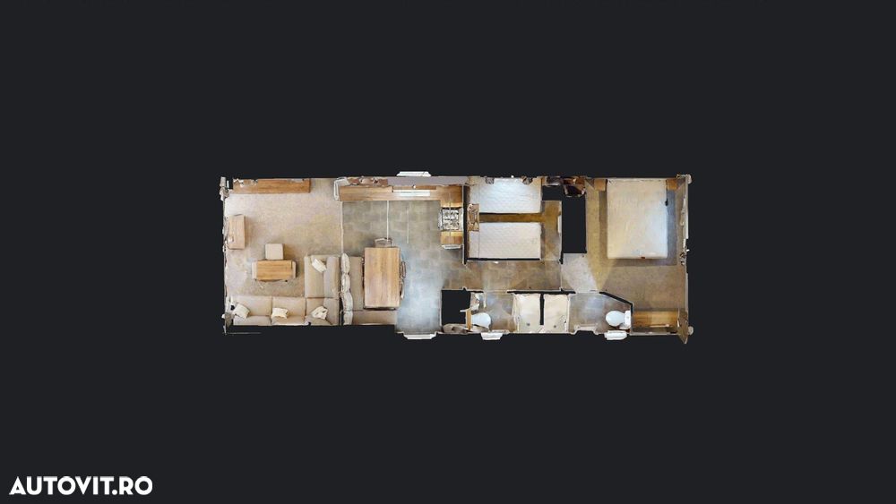 Alta Casă mobilă 4 anotimpuri Swift Morlaix Lodge nr. 147 | Tâmplărie PVC si încălzire centrala pe gaz cu calorifere | 12.4 x 4.3 m | 2 dormitoare si 2 băi - 10