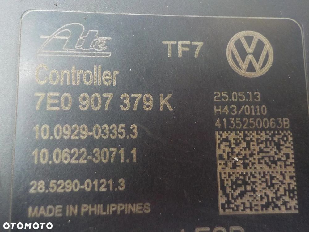 VW T5 POMPA MODUŁ ABS 7E0614517H 7E0907379K - 4