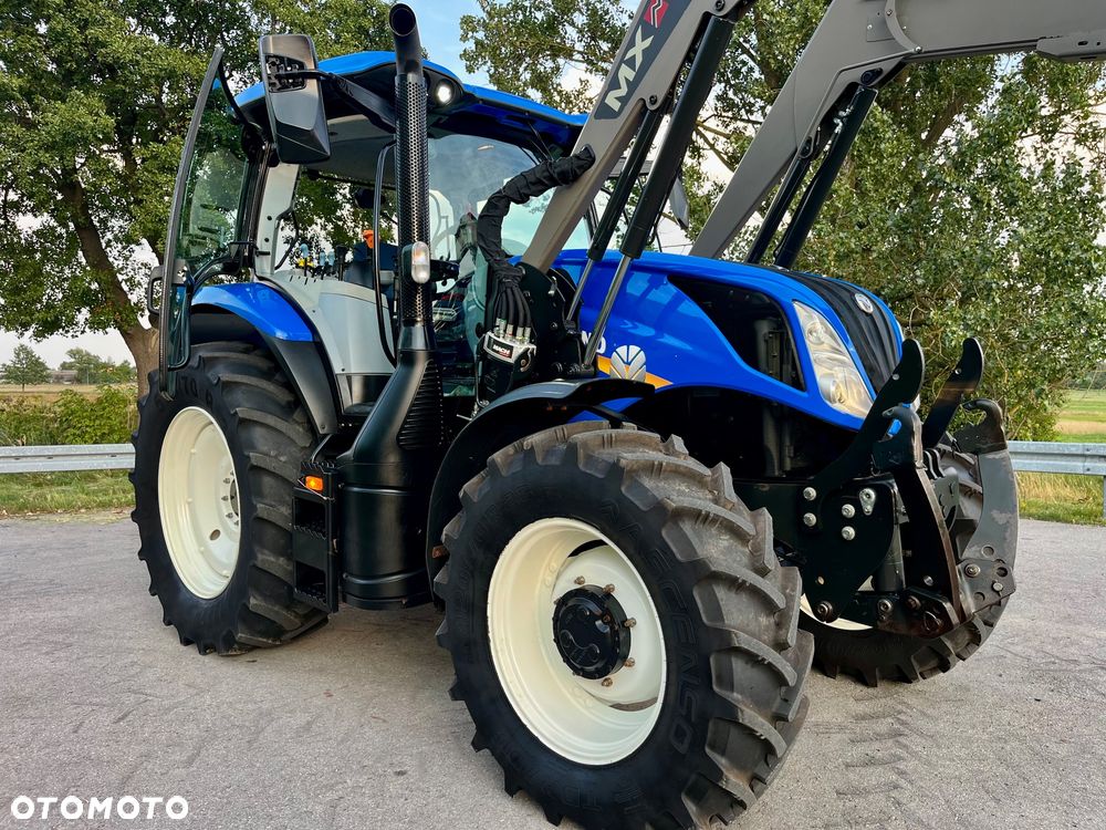 New Holland T6.125s 2019r. //STAN PERFEKCYJNY//ładowacz czołowy MX 412 łyżko krokodyl tur tuz nie t7.165 - 25