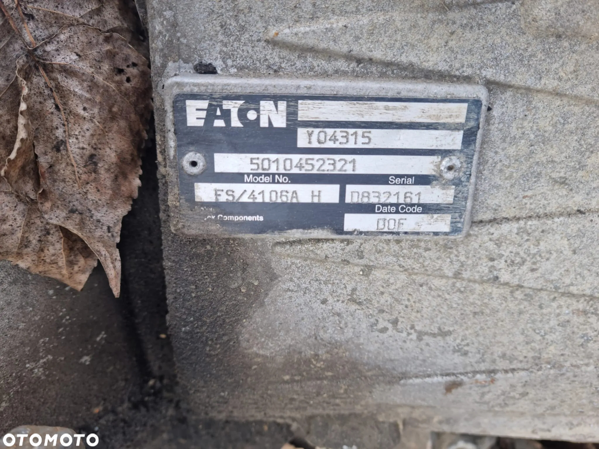 Skrzynia biegów EATON FS4106A H - 2