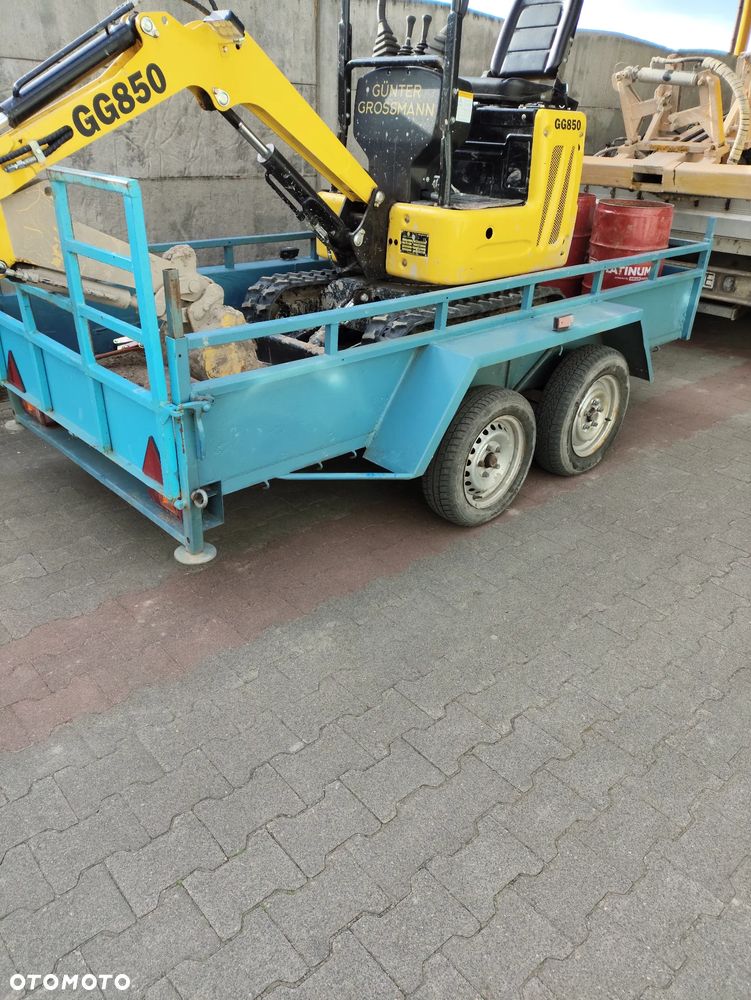 Inny Przyczepa dwuosiowa DMC 2t. pod Minikoparkę - 5