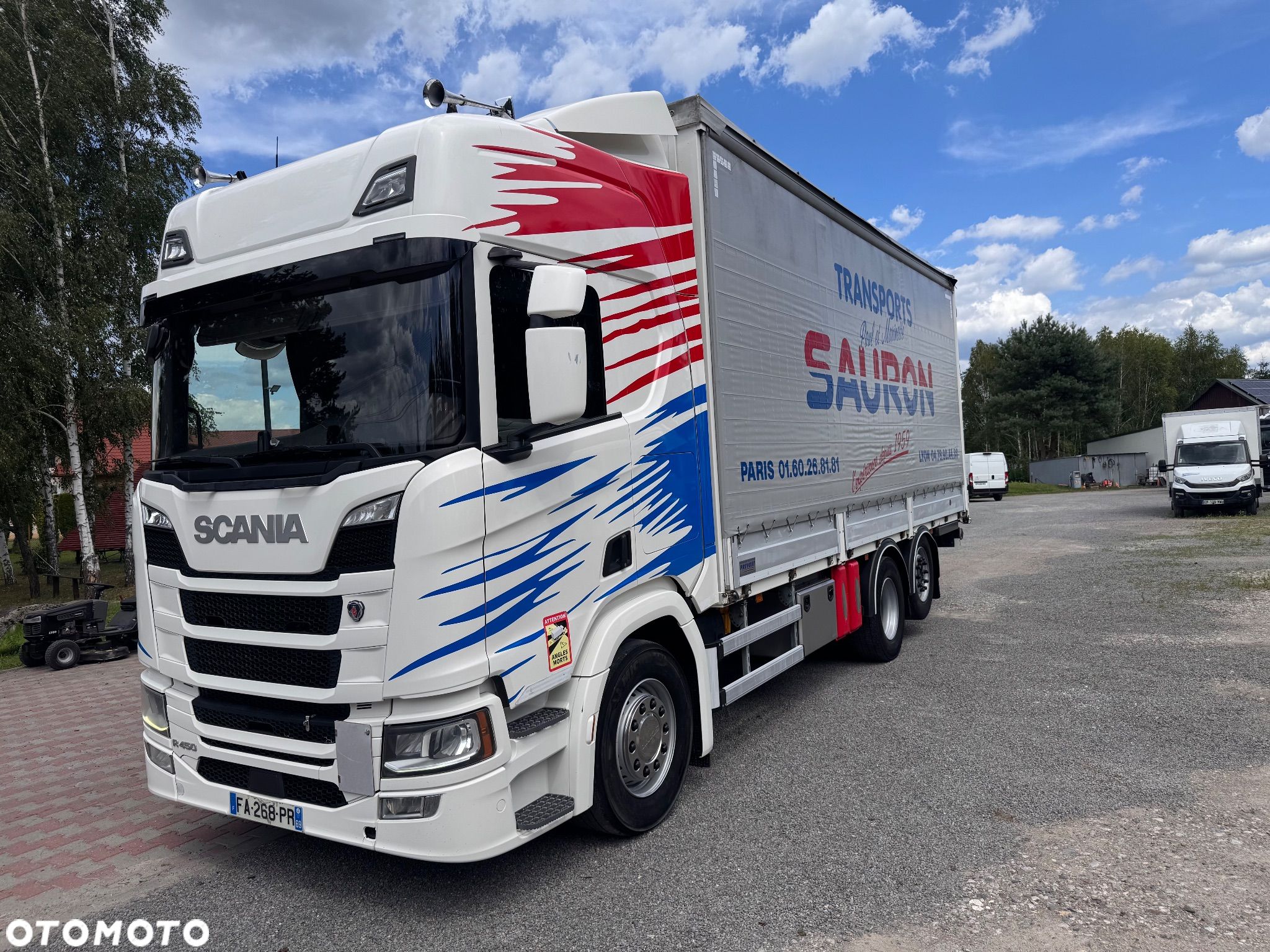 Scania R450 tandem Z PRZYCZEPĄ - 1