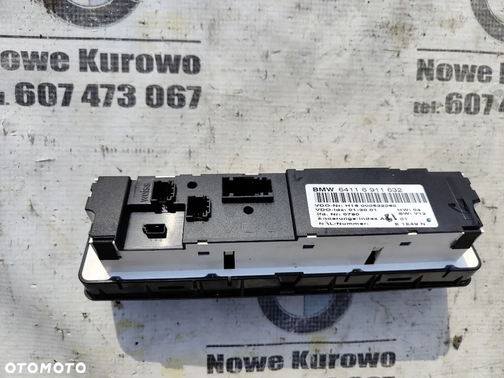 BMW E46 Panel klimatyzacji 6911632 - 3