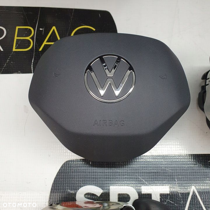 VW CADDY 2K7 DESKA ROZDZIELCZA KONSOLA KOKPIT PULPIT PODUSZKI AIRBAG AIR BAG PASY KIT SET - 9
