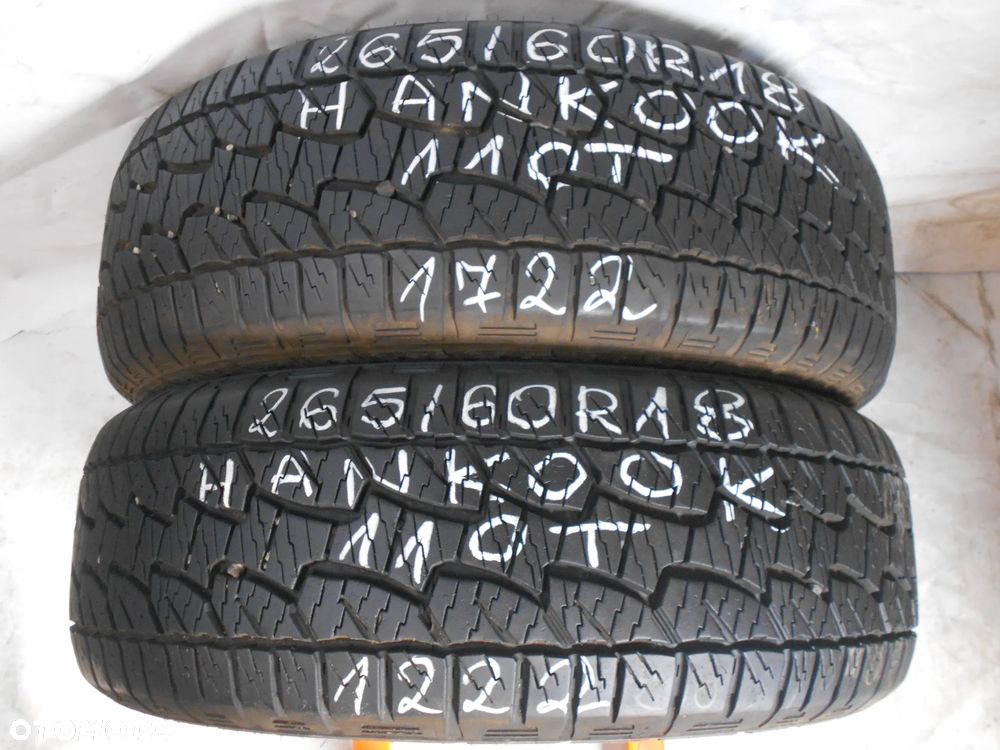 OPONY 265/60R18 HANKOOK DYNAPRO A/T M DOT 1722 9.4MM