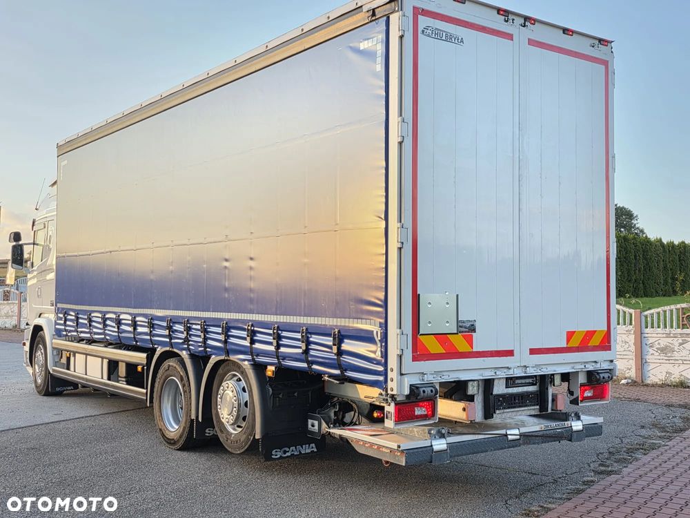 Scania G360 / BURTO-FIRANKA / 3 OSIE / WINDA / 20PALET / E6 / SYPIALNA KABINA / SPROWADZONY / JAK NOWA  PRZEBIEG 490TYŚ / ŁADOWNOŚĆ 14500KG / - 7