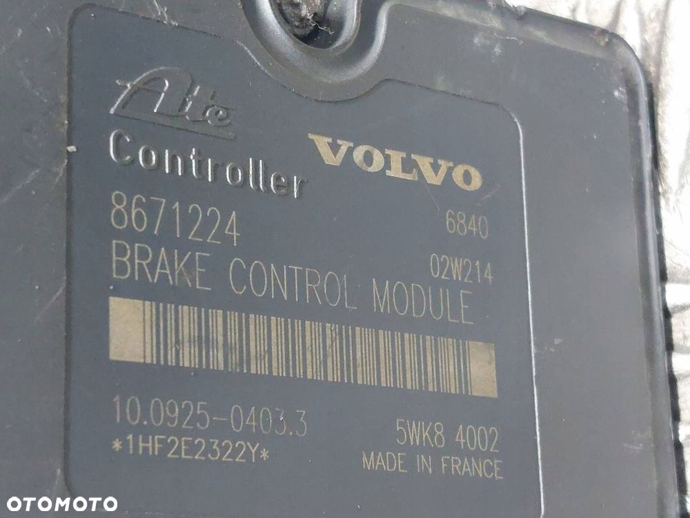 ZESTAW STARTOWY VOLVO S80 I 2.4 D5 0281010319 8645716 P08671223 8671224 - 11