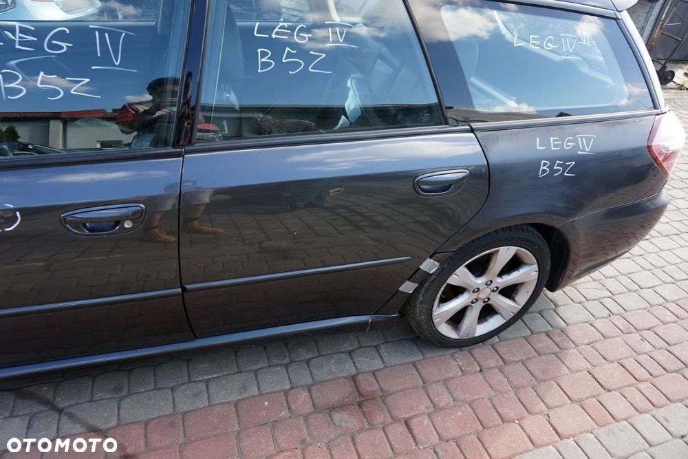 DRZWI TYLNE LEWE LEGACY IV BP LIFT KOMBI 65Z  SZARY SUBARU 2006-2009 - 4