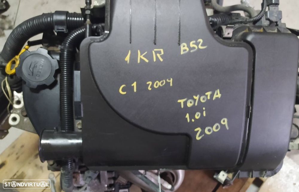 Motor Peugeot 107 - Citroen C1 - Toyota Aygo - Yaris 1.0 68cv Ref. 1KR - 1