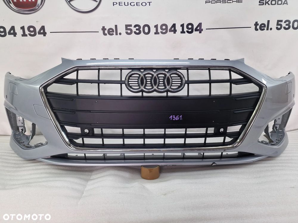 AUDI A4 B9 LIFT 19- ZDERZAK PRZEDNI PRZÓD NA SPRYSKI + 4xPDC 4X PDC + ŁADNA ATRAPA / GRILL , BARDZO ŁADNY , NR 8W0807437AG / 8W0807437AJ , NR AUKCJI NZ1361 - 1