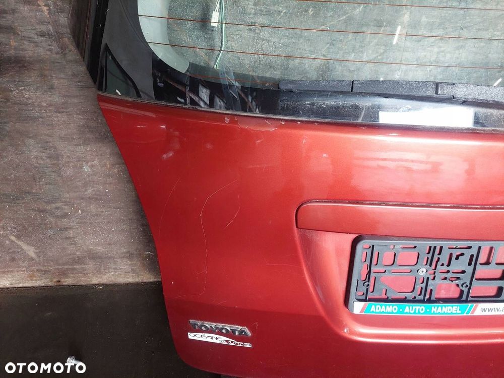 KOMPLETNY TYŁ KLAPA BAGAŻNIKA ZDERZAK LAMPY TOYOTA COROLLA VERSO I 3N8 - 23