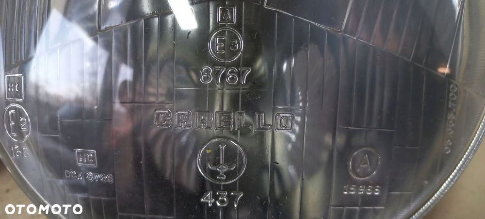 REFLEKTOR FIAT 128 RALLY H1 03653800 CARELLO 2 SZT NOWY - 2