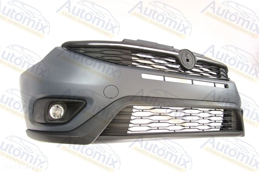 Zderzak przedni Fiat Doblo 15 - 24 + Atrapa + kratki + halogeny Komplet ! - 10