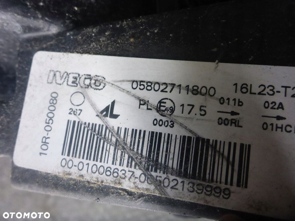Iveco Daily Reflektor Lewy 05802711800 - 9