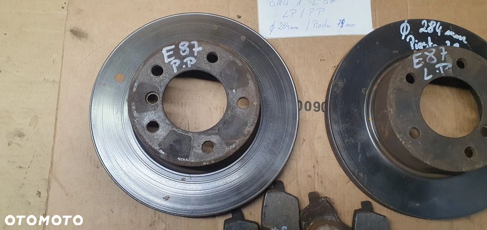 Tarcze hamulcowe przód przednie klocki BMW I E81 E87 2.0i - 2