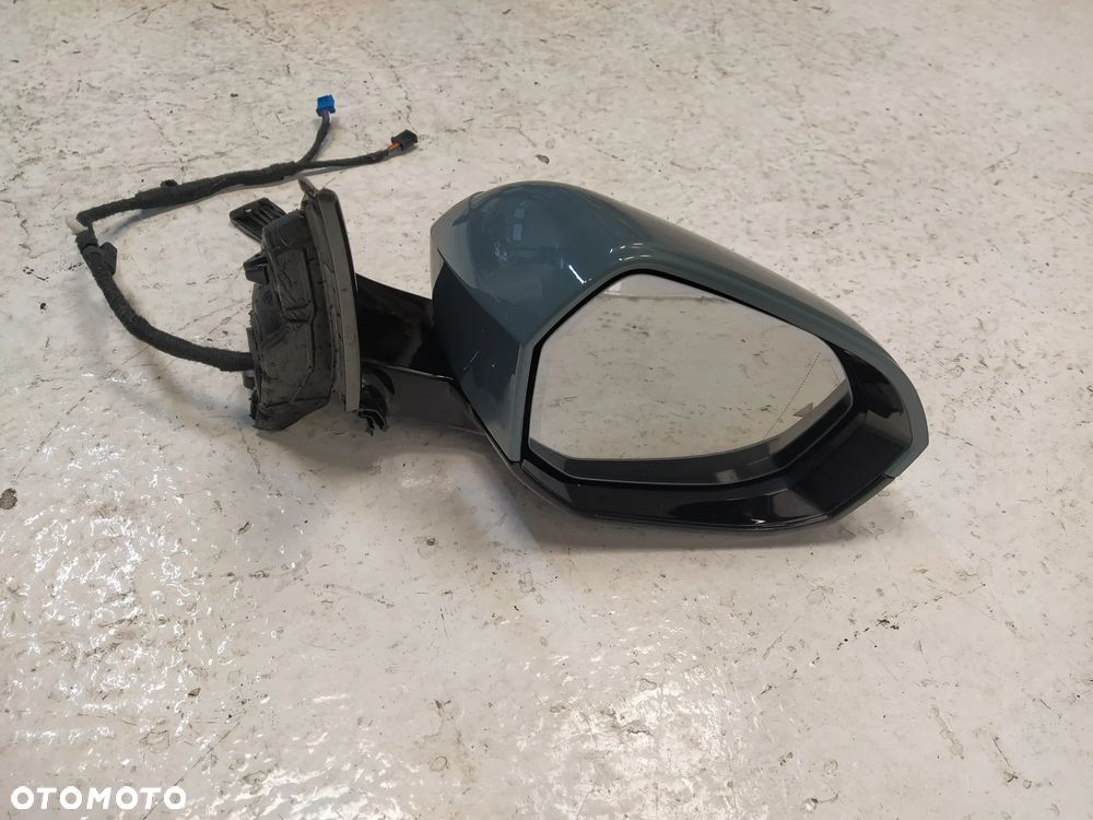 BMW 5 G60 G61 LUSTERKO ZEWNĘTRZNE PRAWE ASFERYCZNE ASYSTENT FOTOCHROM KAMERA 9+8+1 PIN KOMPLETNE UK ORYGINAŁ - 9