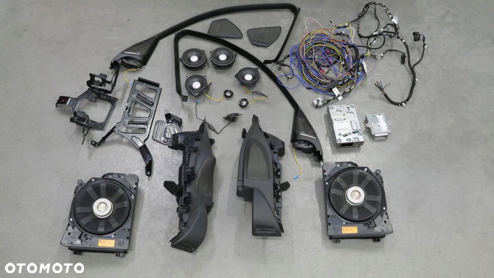 bmw 1 f20 nagłośnienie harman kardon wzmacniacz głośniki wiązka komplet - 1