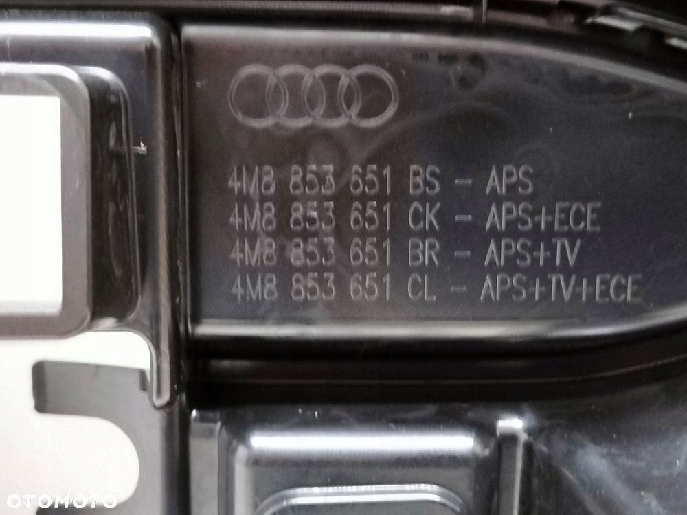 atrapa kratka grill audi q8 sq8 s-line lift 23- black - 6