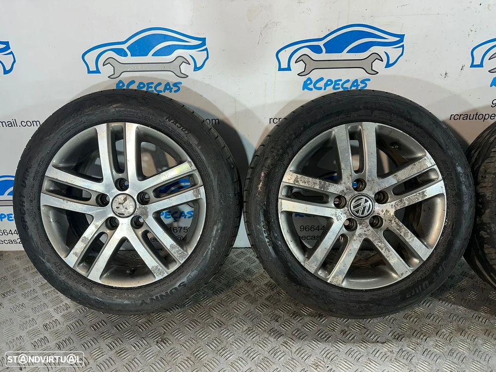 .Conjunto Jantes 16 Altanta Originais VW Volkswagen 5x112 6.5J ET50 1K0601025BM - 5