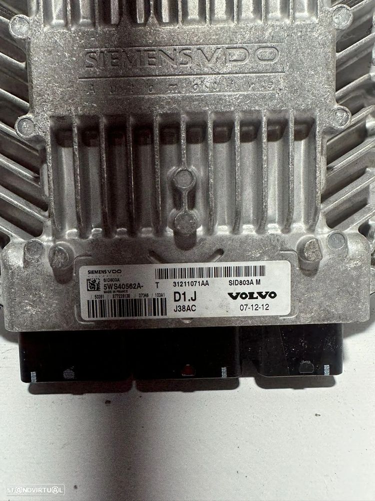 .Centralina Motor Original Siemens Volvo 2.0 D 136cv D4204T 31211071AA 5WS40562A 2003 - 2011 - 7
