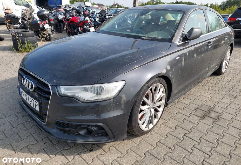 AUDI A6 C7 4G kompletny przód ZDERZAK LAMPY MASKA LX7U - 3