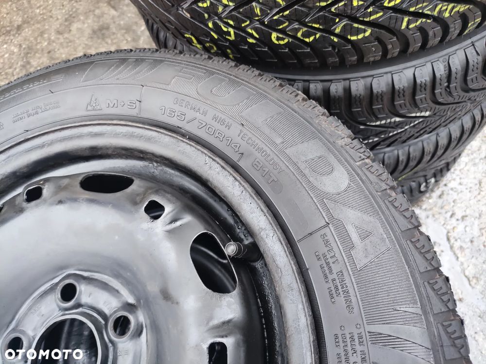 5x100 Felgi Stalowe Stal 14 Koła Zimowe Zima SKODA FABIA PRAKTIK ROOMSTER RAPID SEAT IBIZA CORDOBA TOLEDO IV 4 VW FOX POLO Legnica ALU-RAD 165/70 5,5mm - 3