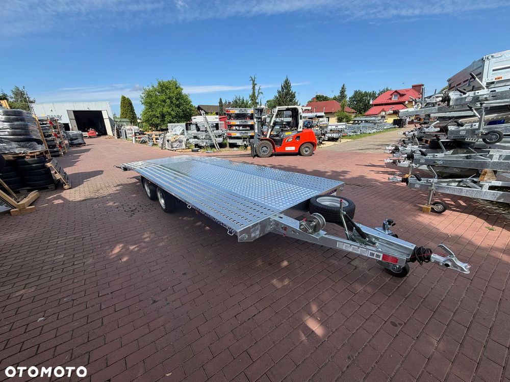 Niewiadów Laweta Boro Jupiter 6x2.1 raz łamana 2 osie wypełniona blachą alu pod busy DOSTAWA - 1