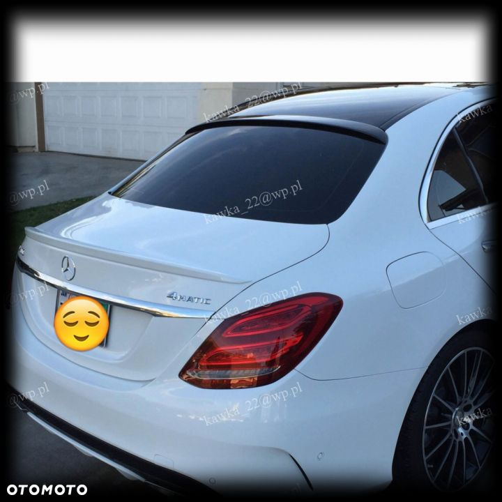 MERCEDES W205 SPOILER AMG LOTKA NA KLAPĘ PODKŁAD!! - 15