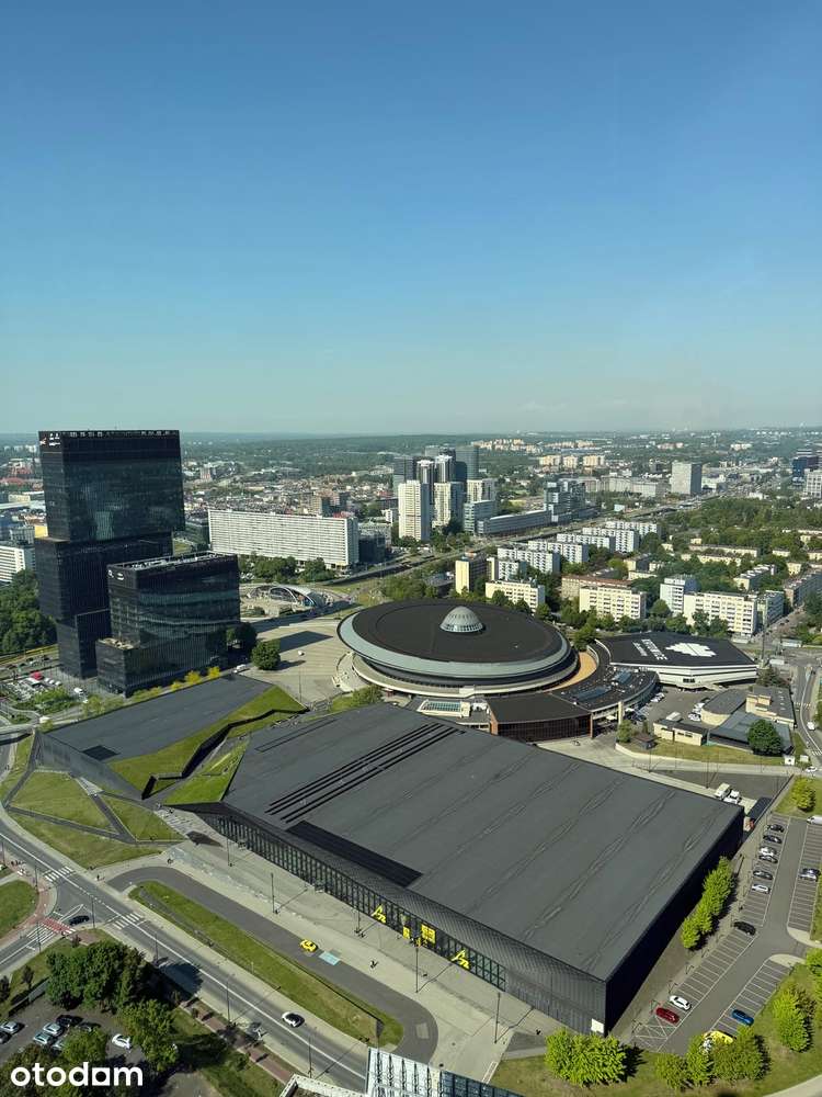 Panoramiczne okno na całą szerokość! 29 piętro CESJA Penthouse