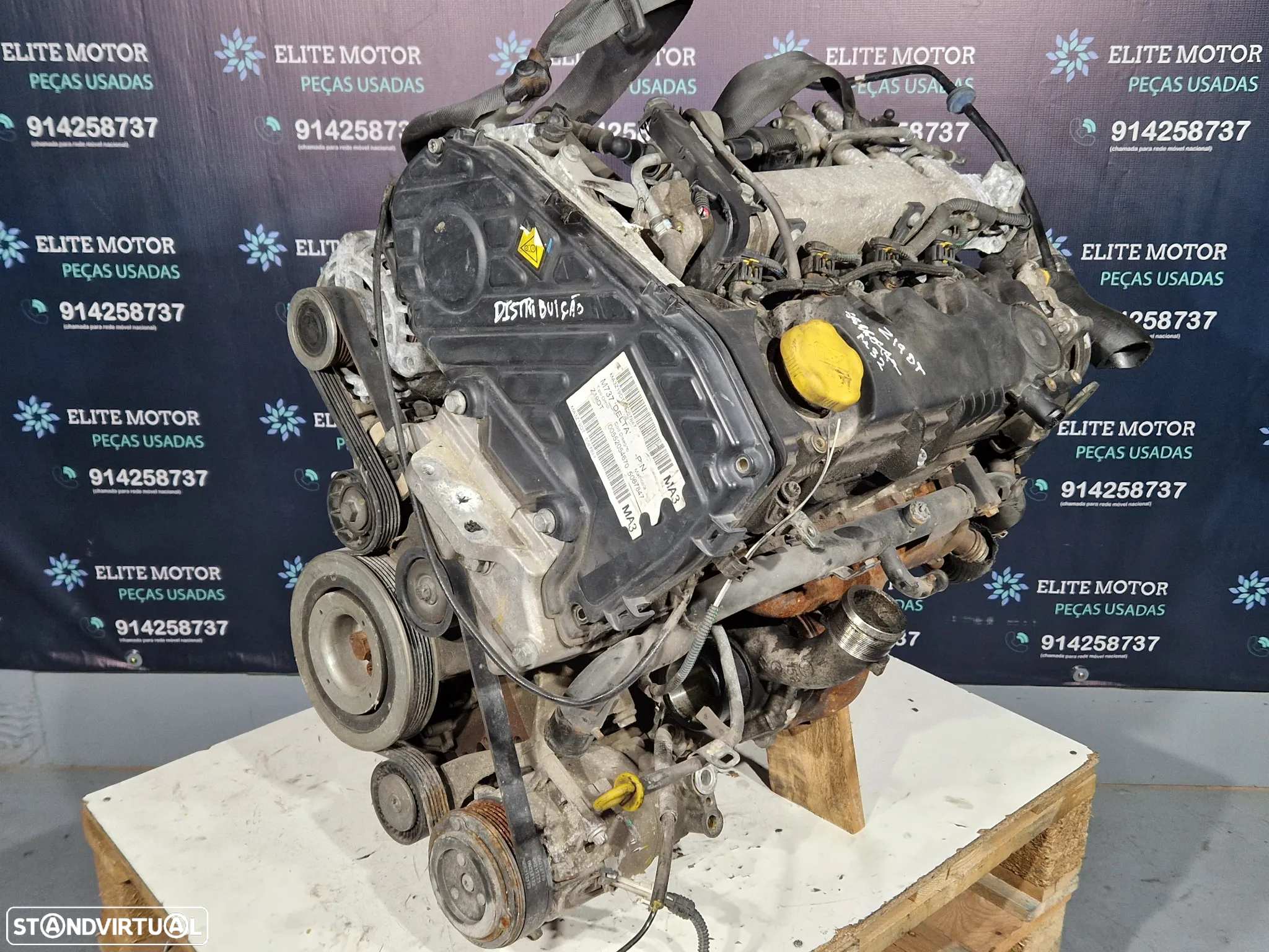 Motor usado para peças Z19DT OPEL VECTRA SAAB 93 - 4