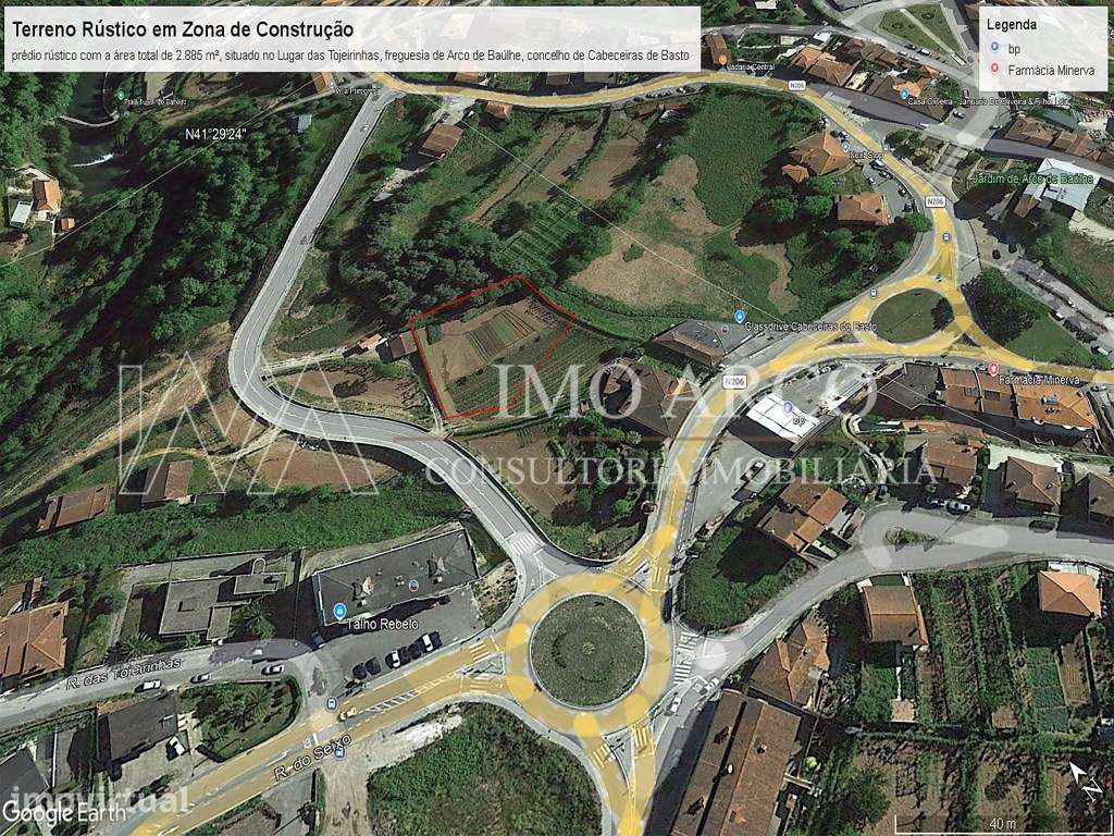 Terreno Urbano para Construção - Arco de Baúlhe - Grande imagem: 4/4