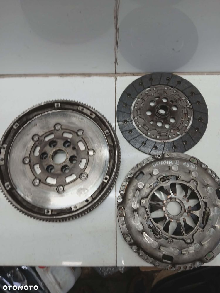 SKODA OCTAVIA 2 II 1.9 TDI 105 KM BXE DWUMAS SPRZĘGŁO KOMPLETNE DOCISK KOŁO DWUMASOWE - 6