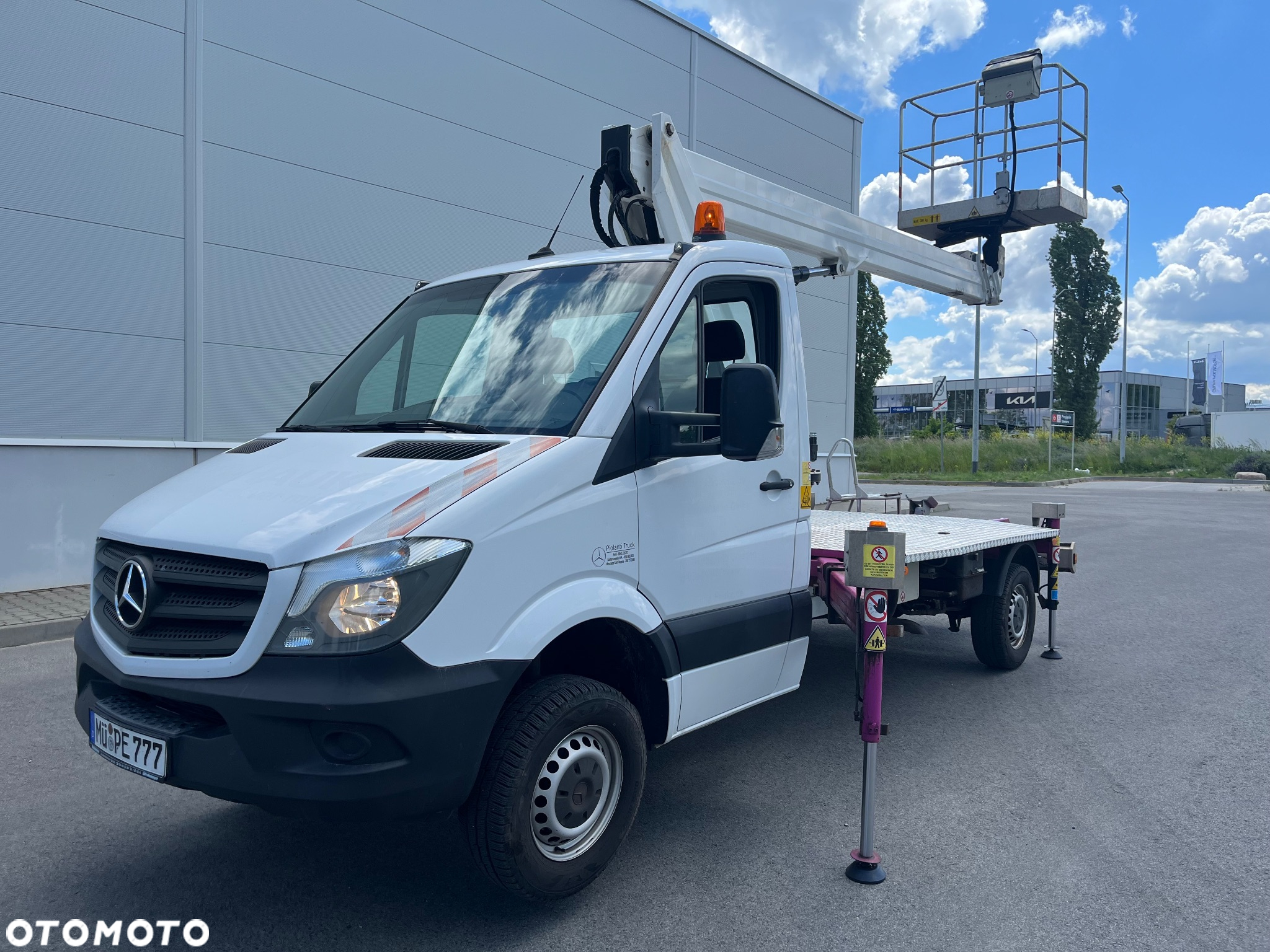 Mercedes-Benz Podnośnik Koszowy Zwyżka GSR 180T 18 metrów 13 metrów w Bok!Super Stan! UDT! jak Wumag Ruthmann Multitel! Kosz 300KG - 10