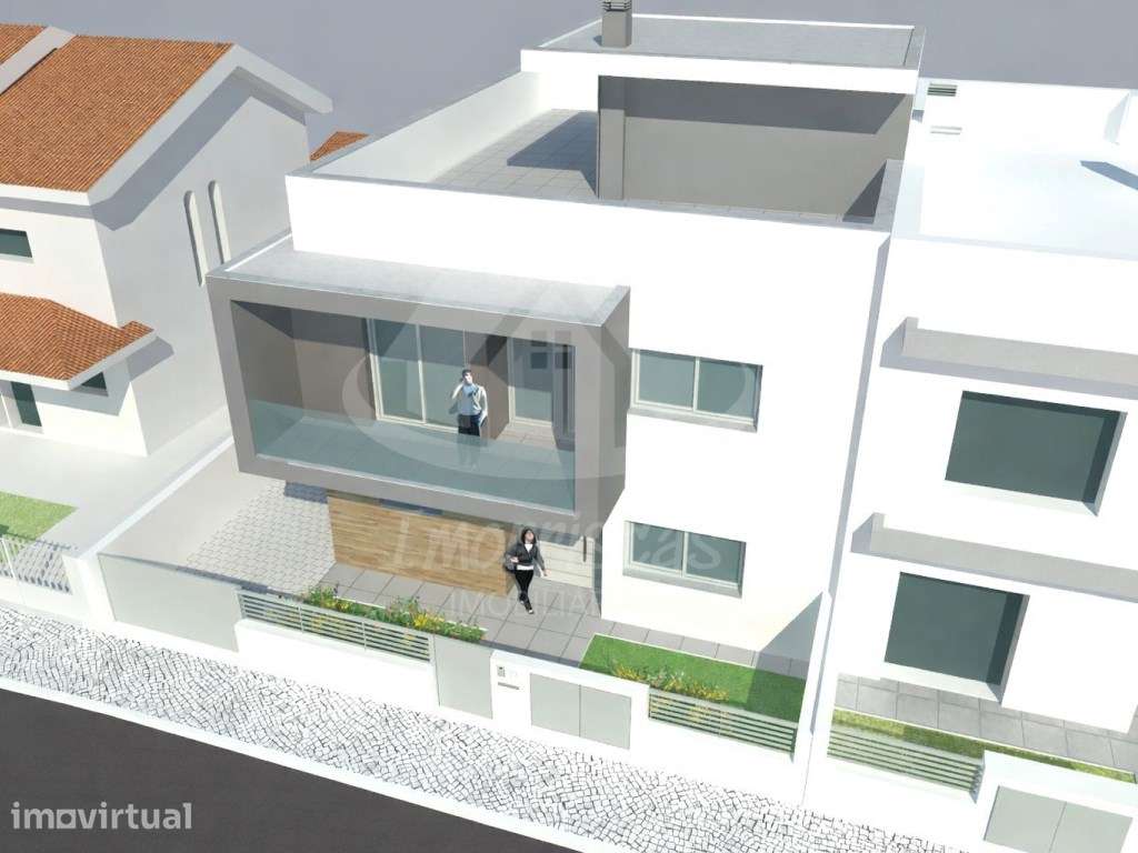 Moradia V4 com piscina e jardim privativo em Santa Iria de Azóia - Grande imagem: 2/32