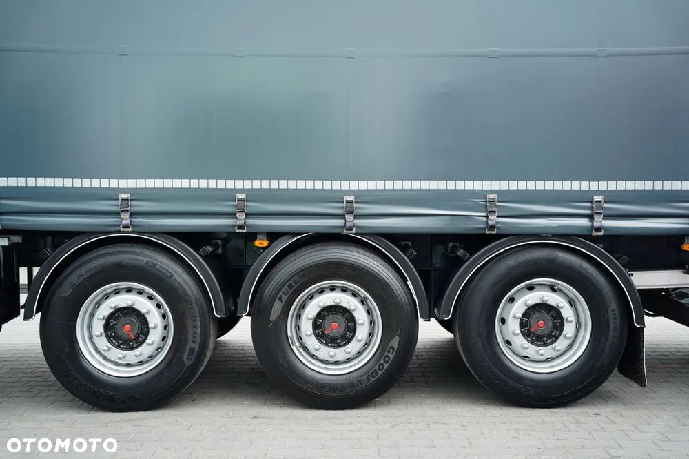Fruehauf / FIRANKA / STANDARD / WINDA 2 000 kg / MOCNA PODŁOGA SZYNA DESKA / OSIE SAF - 26