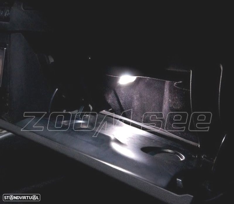 KIT COMPLETO 15 LAMPADAS LED INTERIOR PARA VOLKSWAGEN VW JETTA 4 MK4 MKIV 99-05 - 5